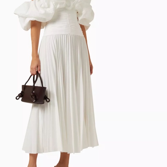 Acler "Arahura" Midi Dress in Ivory (NWT) - Picture 5 of 5